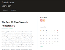 Tablet Screenshot of princetonsportsbar.com